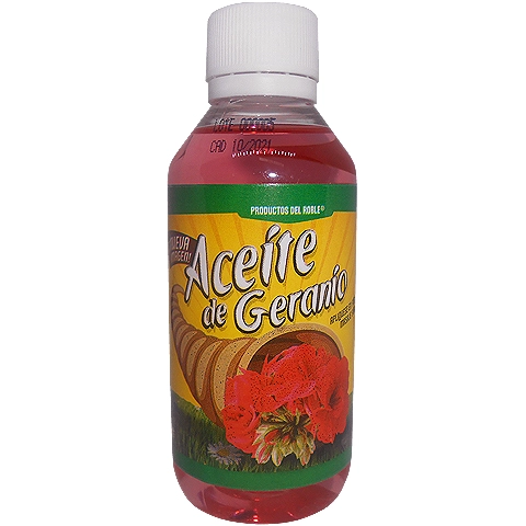 Aceite de geranio 120ml, Foto 1 Mayoreo Naturista