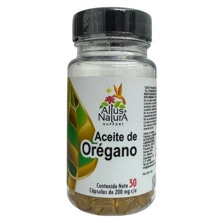 Aceite de orégano 30 capsulas., Foto 1 Mayoreo Naturista