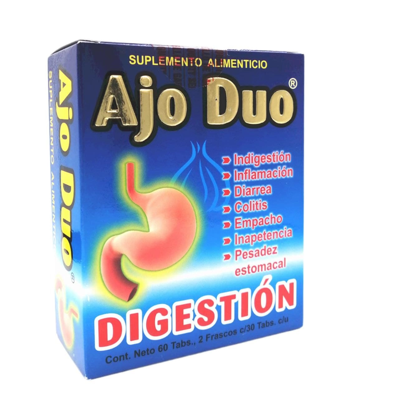 AJO DUO DIGESTIÓN 60 tabletas
