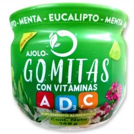 Ajolotius Gomitas con vitamina c y eucalipto 148g, Foto 1 Mayoreo Naturista