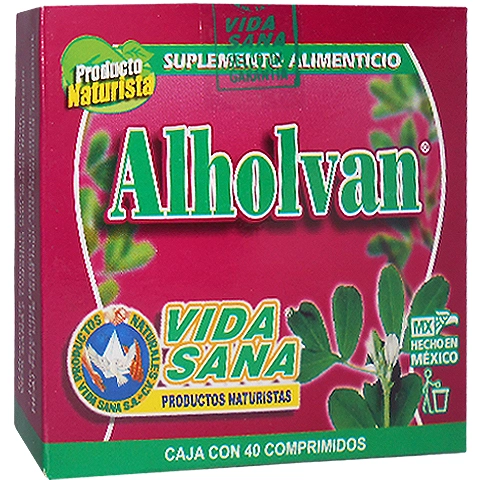 Alholvan 40 comprimidos, Foto 1 Mayoreo Naturista