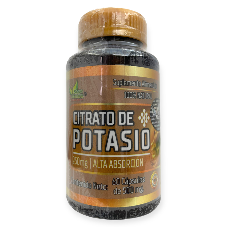 Citrato de potasio 60 cápsulas, Foto 1 Mayoreo Naturista