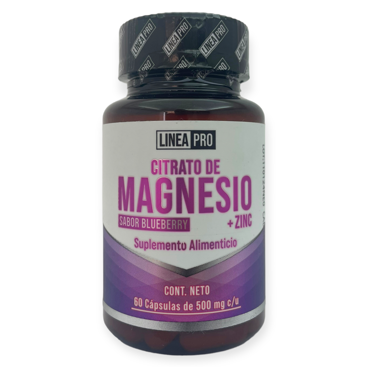 Citrato de magnesio + zinc 60 cápsulas, Foto 1 Mayoreo Naturista