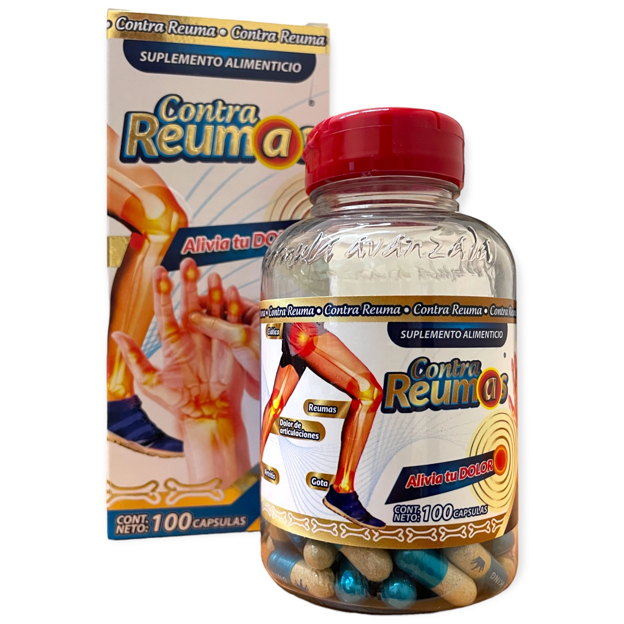 Contra Reumas 100 capsulas Contra Reumas 100 capsulas, Foto 1 Mayoreo Naturista