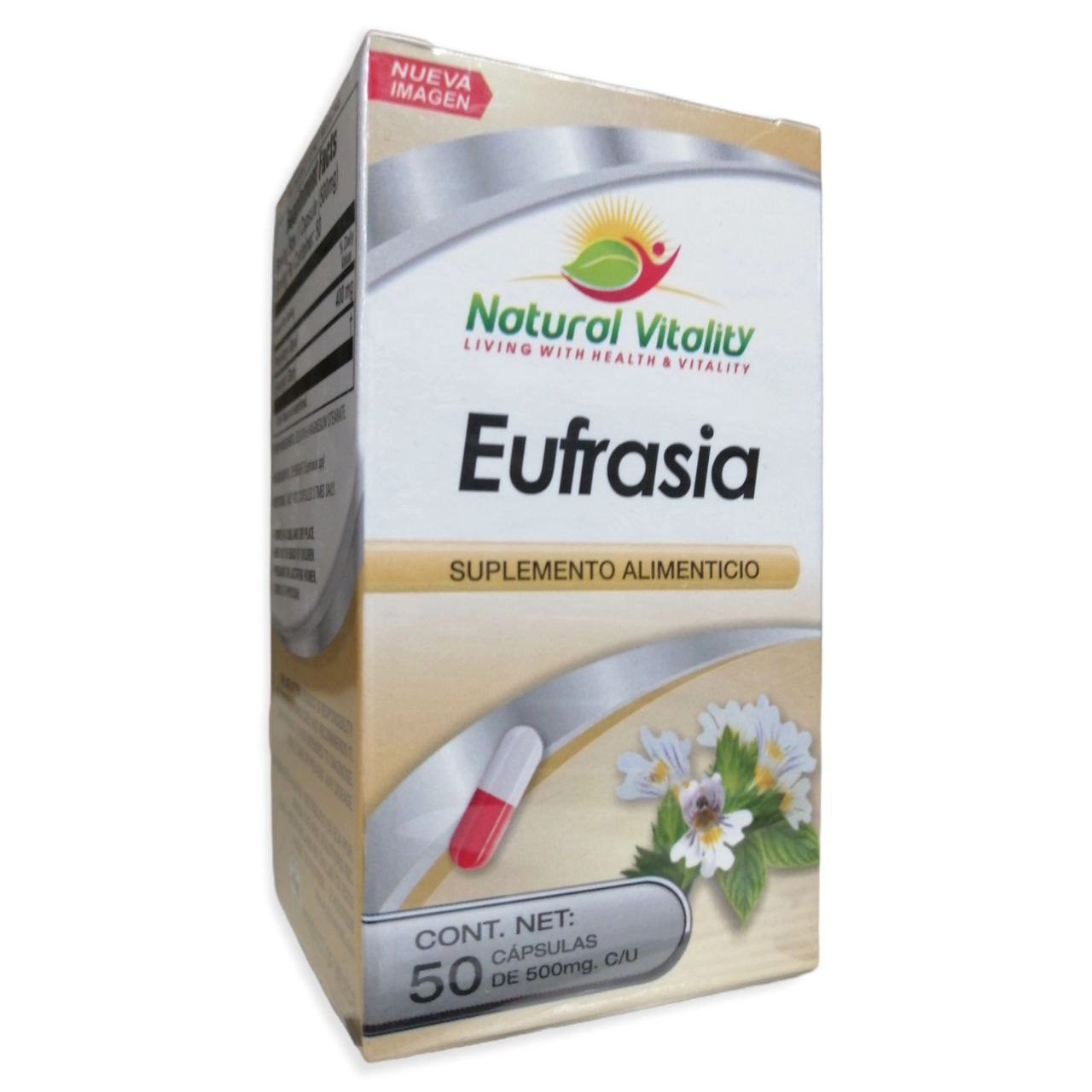 Eufrasia 50 cápsulas, Foto 1 Mayoreo Naturista
