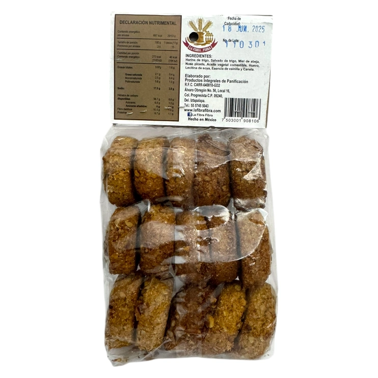 Fibritas de nuez 255g LAF-005, Foto 2 Mayoreo Naturista