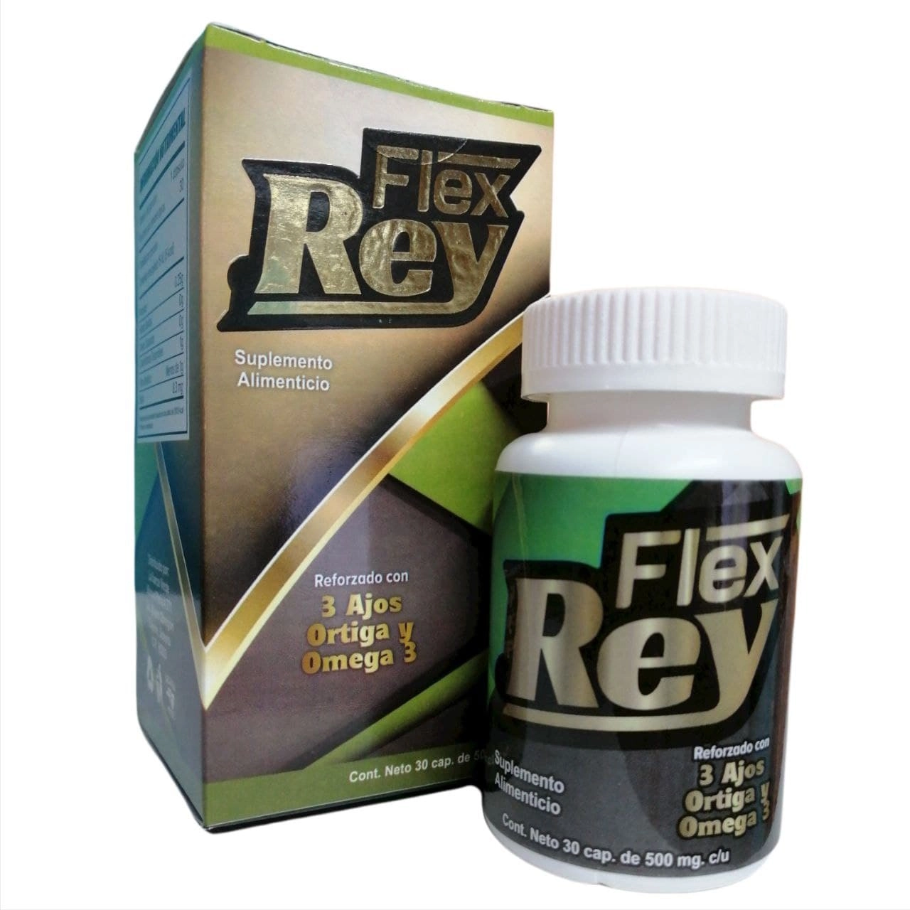 Flex Rey Reforzado 30 cápsulas, Foto 1 Mayoreo Naturista