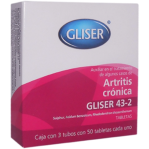 Gliser 43 2 artritis crónico, Foto 1 Mayoreo Naturista