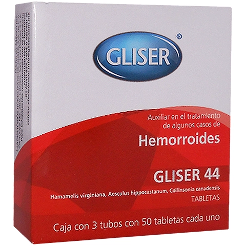 Gliser 44 hemorroides, Foto 1 Mayoreo Naturista