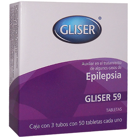 Gliser 59 epilepsia, Foto 1 Mayoreo Naturista