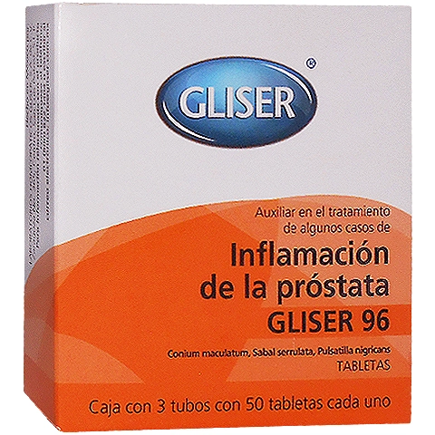 Gliser 96 inflamación de la próstata, Foto 1 Mayoreo Naturista