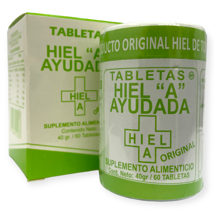 Hiel a ayudada 60 tabletas, Foto 1 Mayoreo Naturista