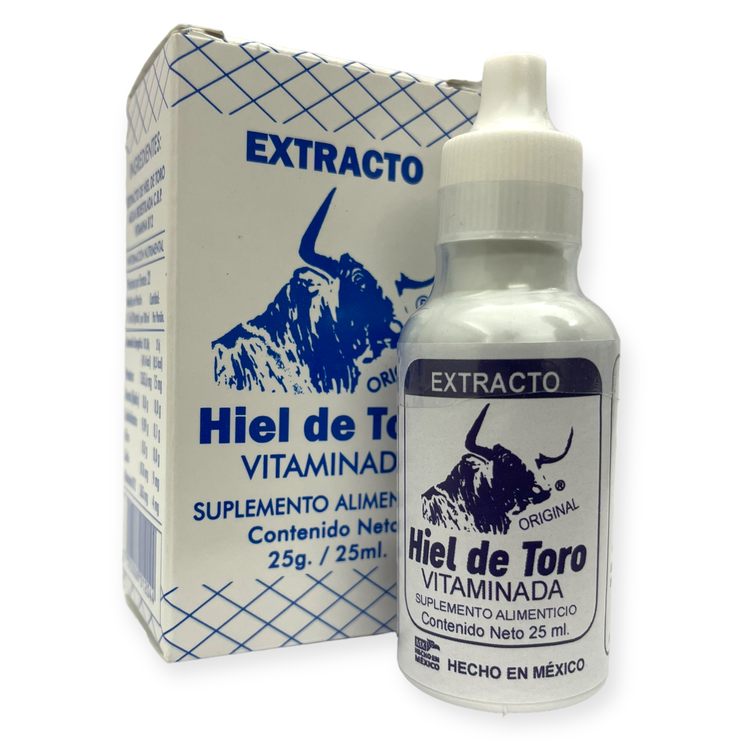 Hiel de toro vitaminada B12 extracto 25ml, Foto 1 Mayoreo Naturista