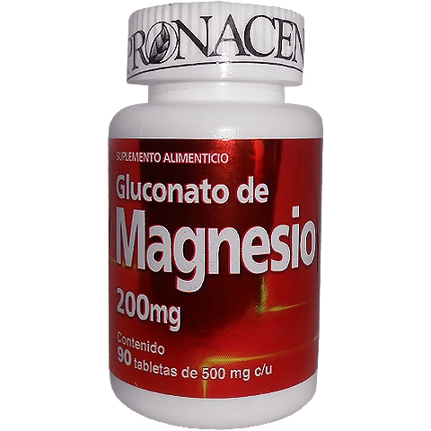 Magnesio 90 tabletas, Foto 1 Mayoreo Naturista