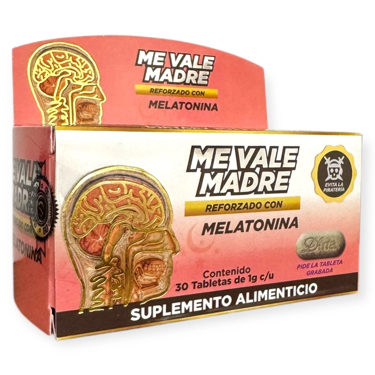 Me Vale Madre con Melatonina 30 Tabletas Me Vale Madre con Melatonina 30 Tabletas, Foto 1 Mayoreo Naturista