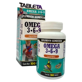 Omega 3-6-9 100 tabletas, Foto 1 Mayoreo Naturista