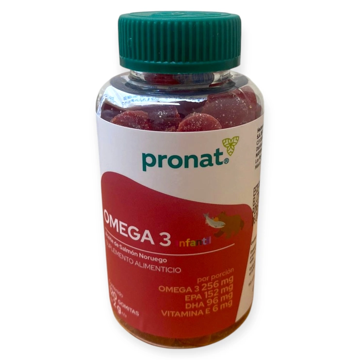Omega 3 infantil 120 gomitas, Foto 1 Mayoreo Naturista