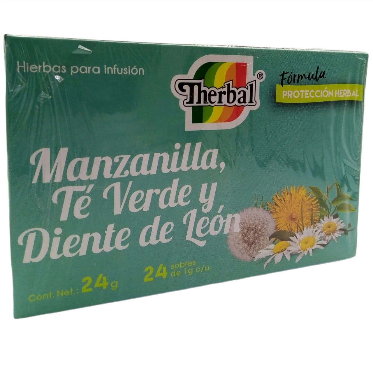 Té de Manzanilla, Té verde y Diente de León, Foto 1 Mayoreo Naturista