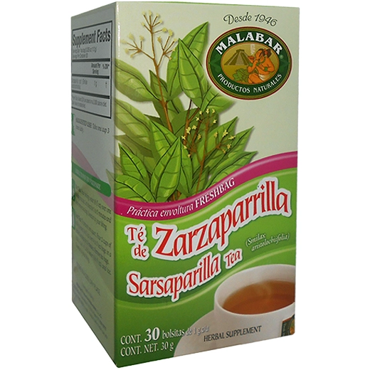 Té de zarzaparrilla 30 Sobres, Foto 1 Mayoreo Naturista