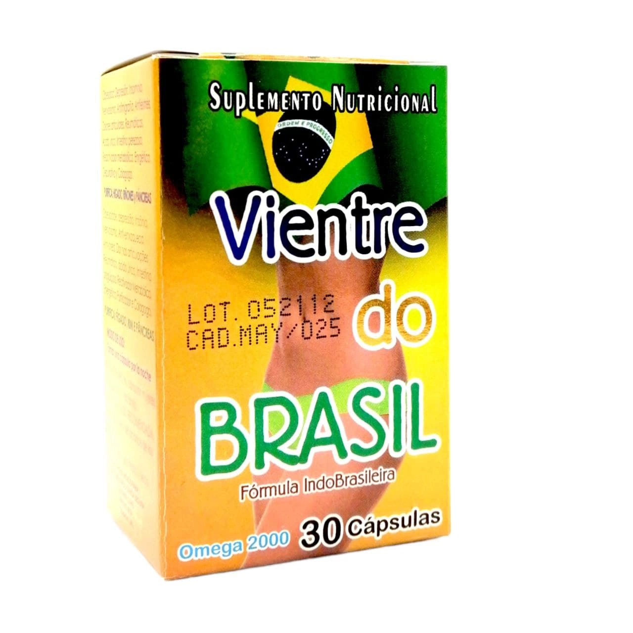 Vientre Do Brasil 30 capsulas , Foto 1 Mayoreo Naturista