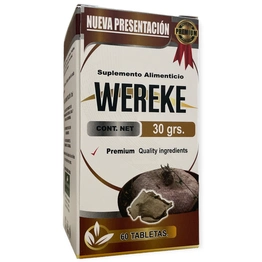 Wereke 60 tabletas, Foto 1 Mayoreo Naturista