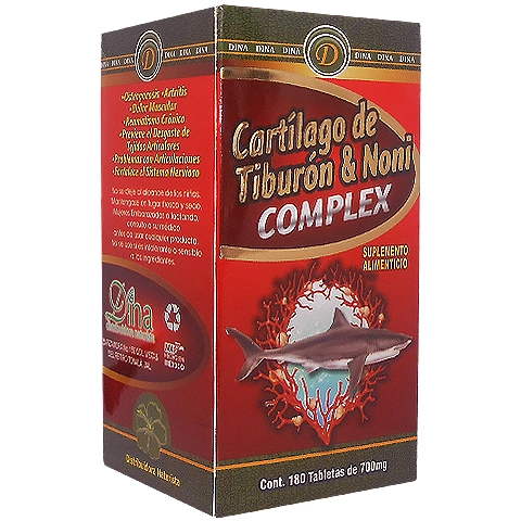 Cartílago de tiburón y noni complex 90 tabletas