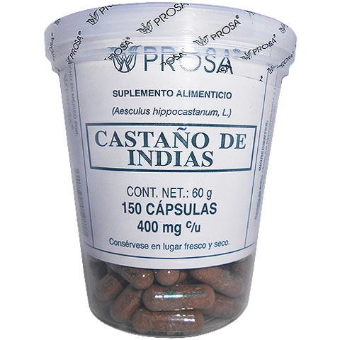 Castaño de indias 150 cápsulas