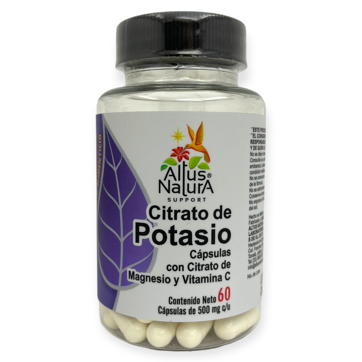 Citrato de potasio 60 cápsulas