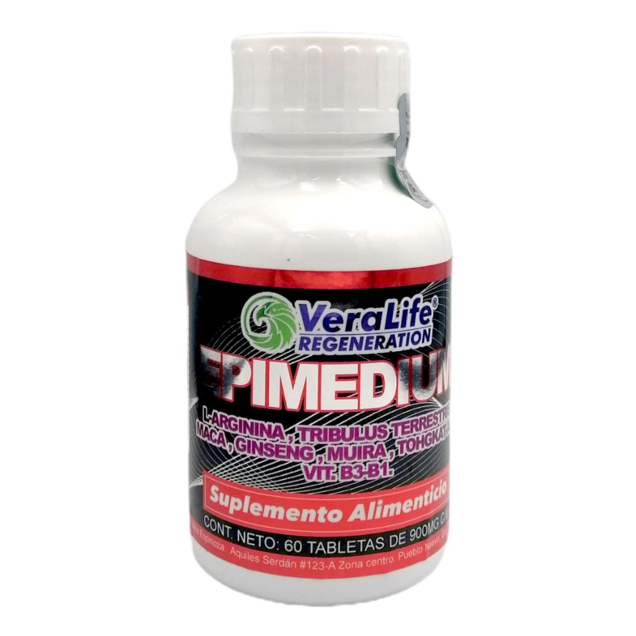 Horny Goat Weed Epimedium, L-Arginina, Tribulus, Maca, Ginseng, Muira, Tohgkat ali, Vitamina B3-B1