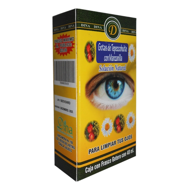 Gotas de Tepezcohuite con Manzanilla 40ml Dina