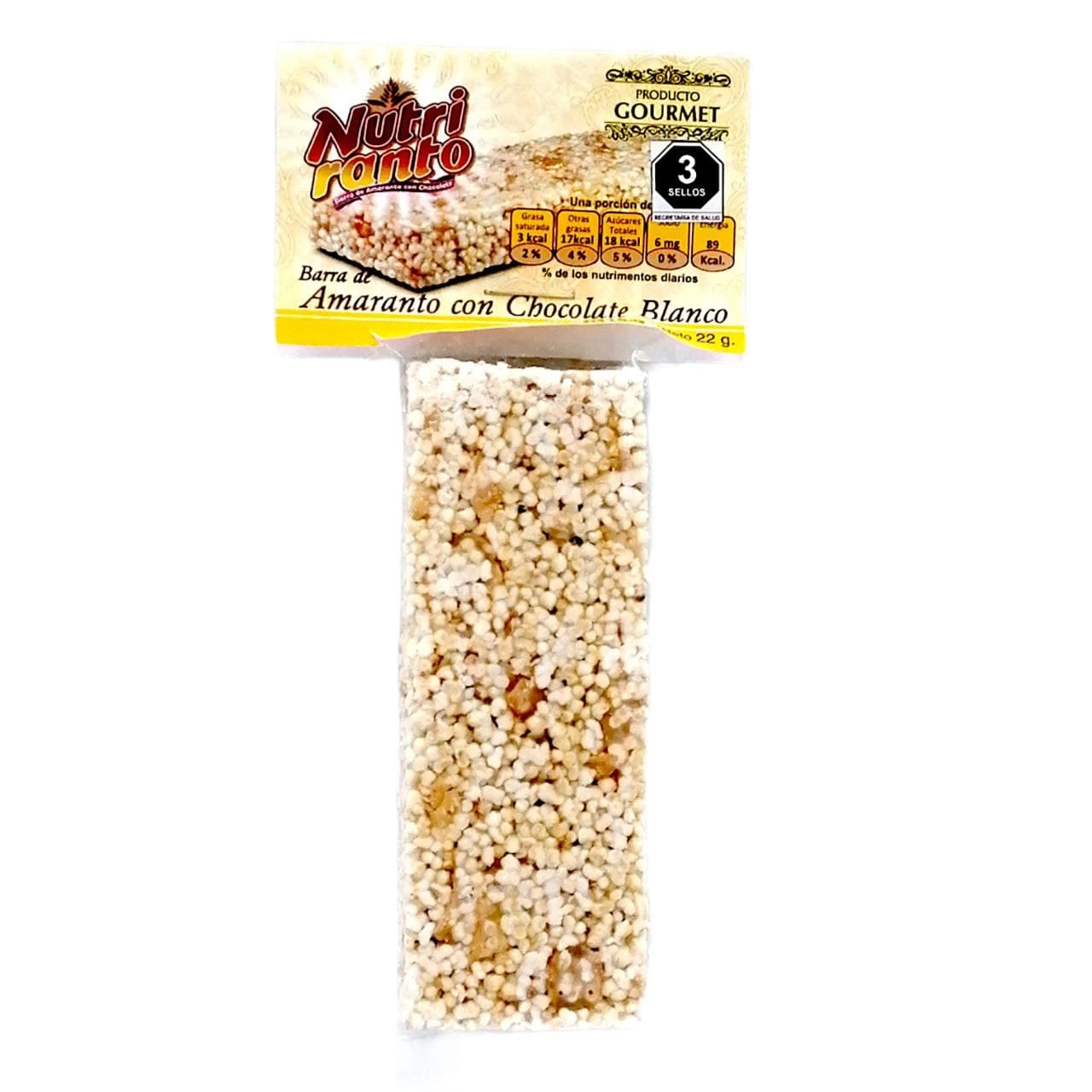 Nutriranto chocolate blanco 25g