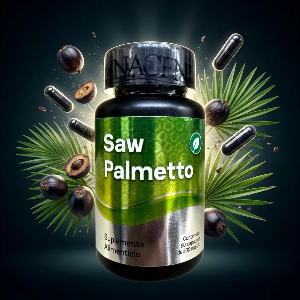 Saw Palmetto 60 capsulas 500mg.