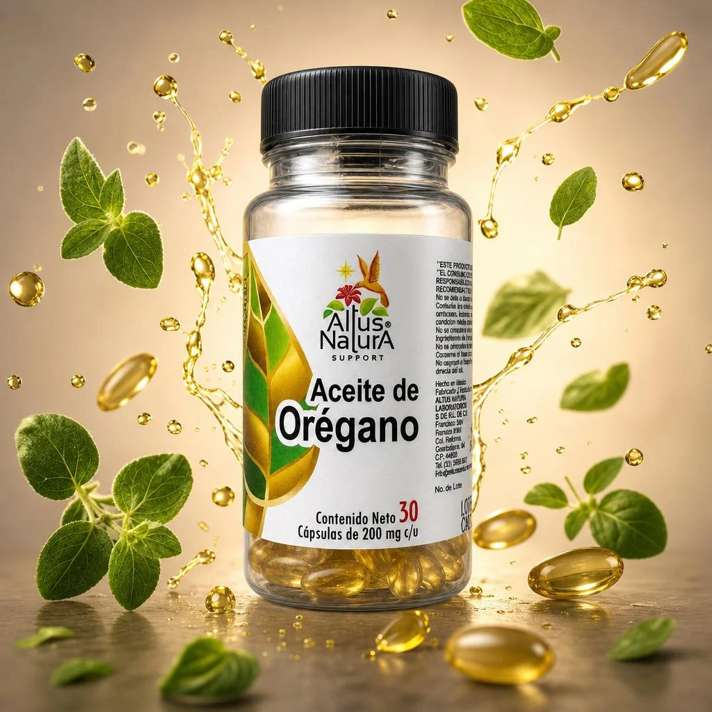 Aceite de orégano 30 capsulas.