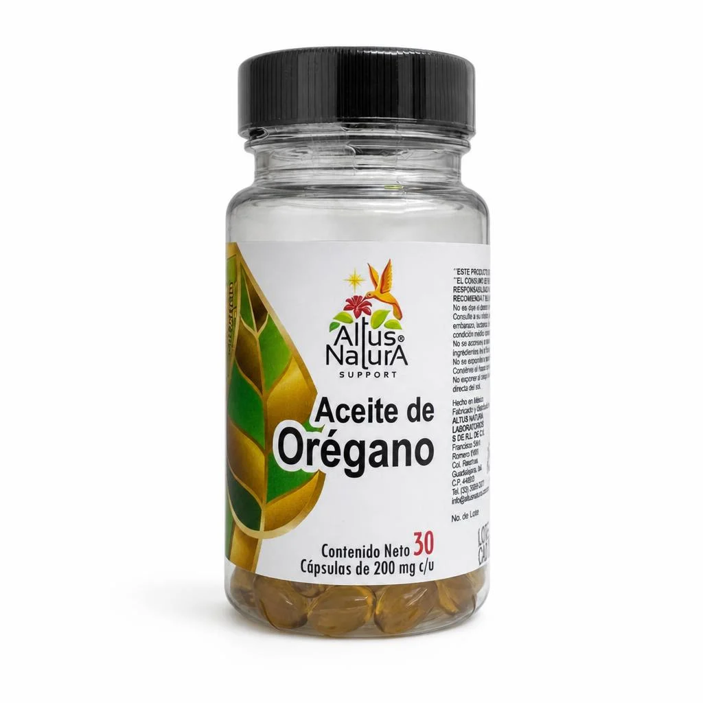 Aceite de orégano 30 capsulas.