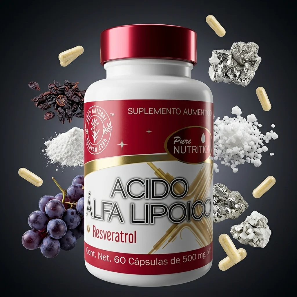 Ácido alfa lipoico 60 cápsulas