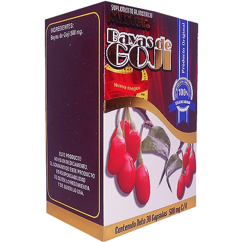 Bayas de goji 30 cápsulas