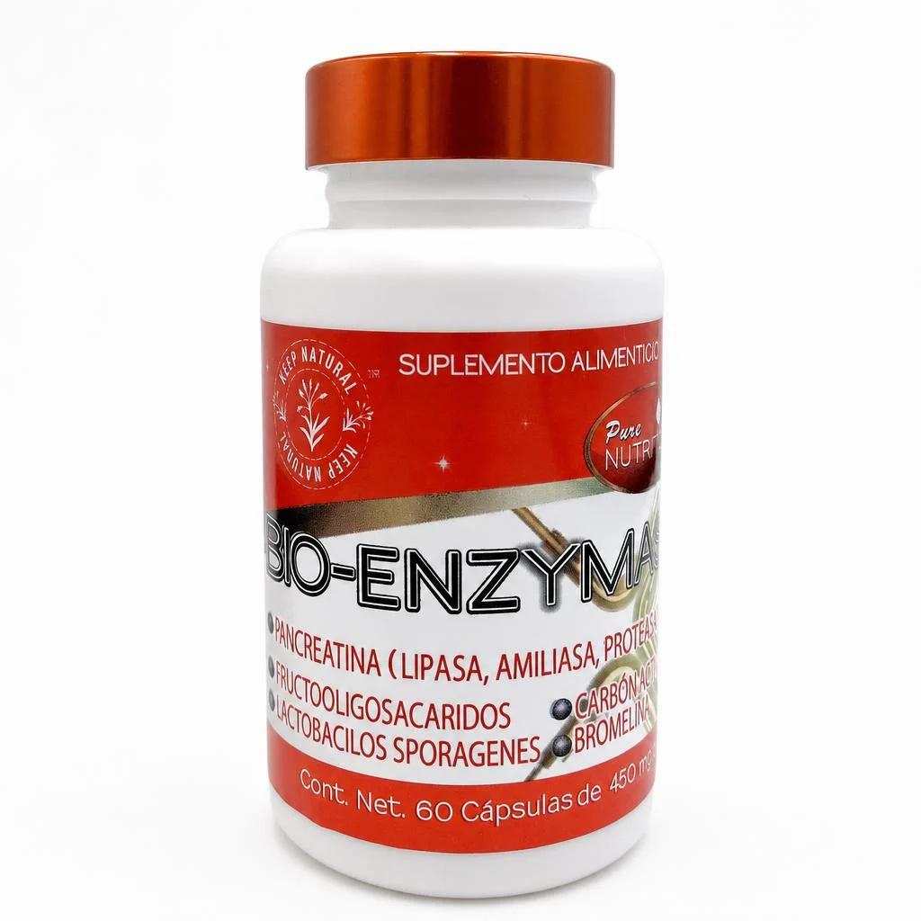 Bio Enzymas 60 capsulas 450mg