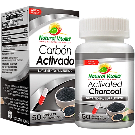 Carbón Activado 50 Cápsulas