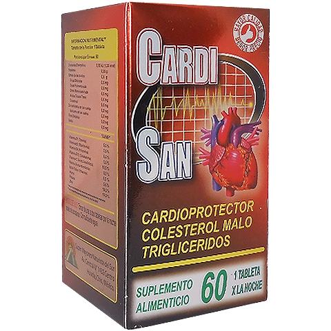 Cardisan 60 tabletas