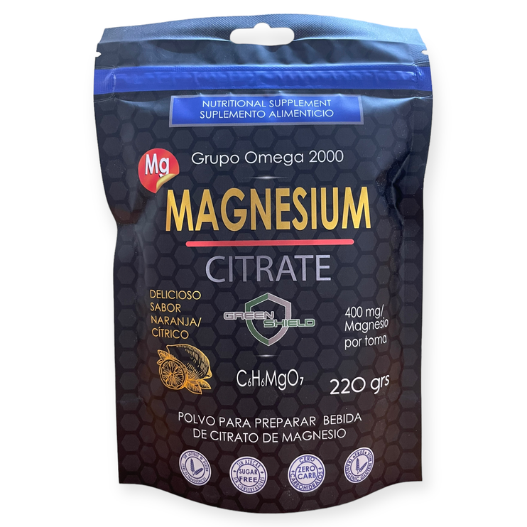 Citrato magnesio sabor naranja 220g
