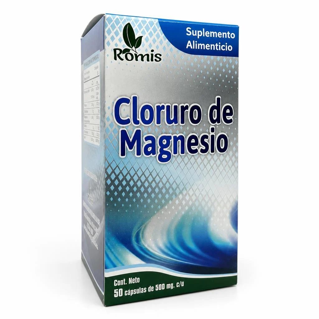 Cloruro de magnesio 50 cápsulas
