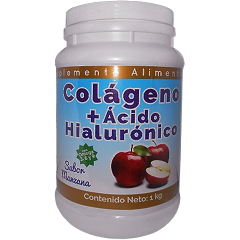 Colágeno con ácido hialurónico manzana 1kg