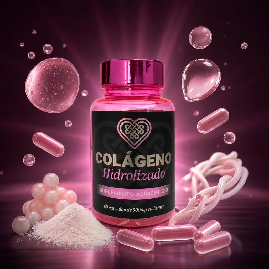 Colágeno hidrolizado 60 cápsulas 500mg