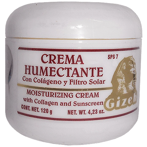 Crema humectante con colágeno y Filtro Solar 120g