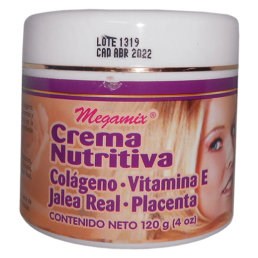 Crema nutritiva de colágeno y vitamina e 120g