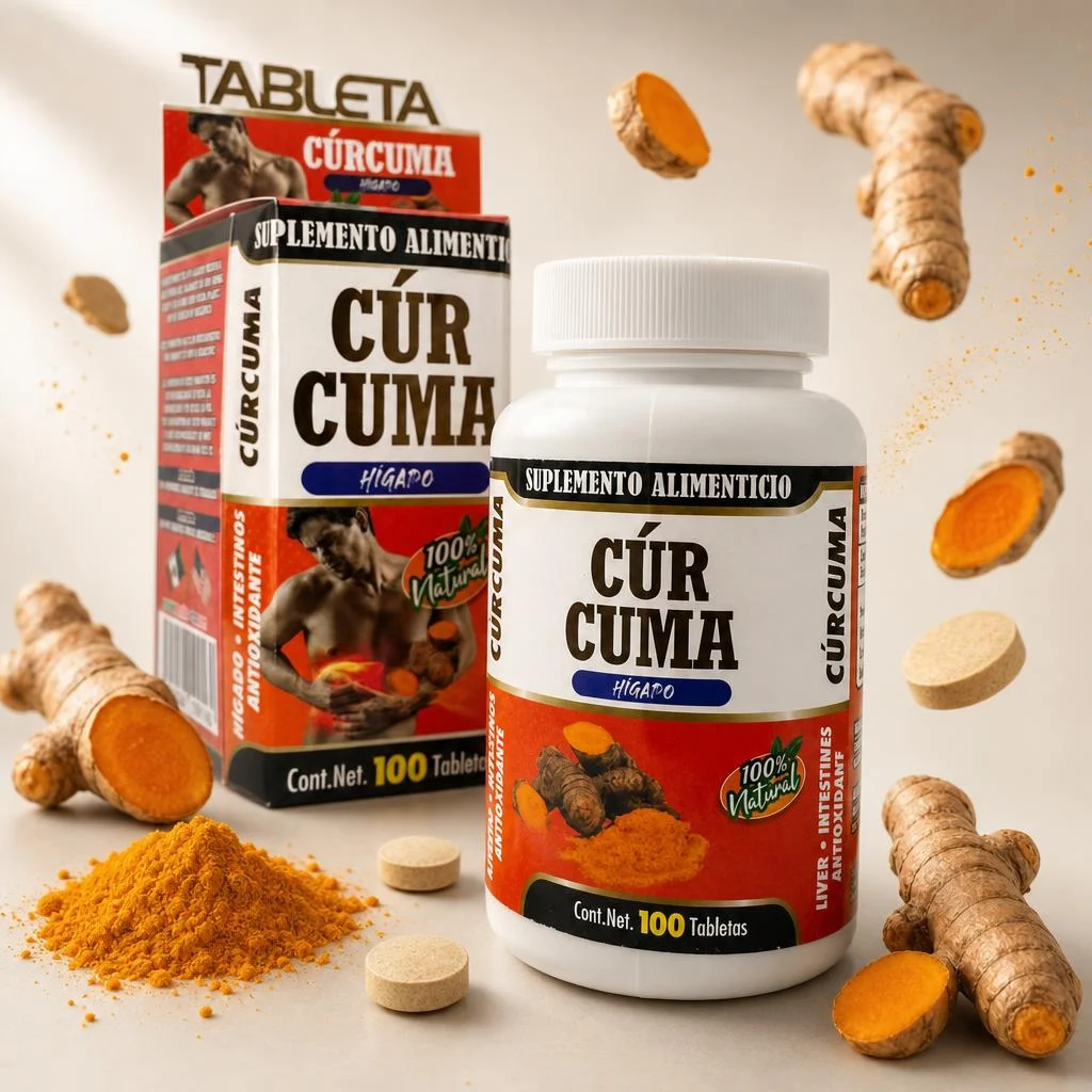 Cúrcuma 100 tabletas