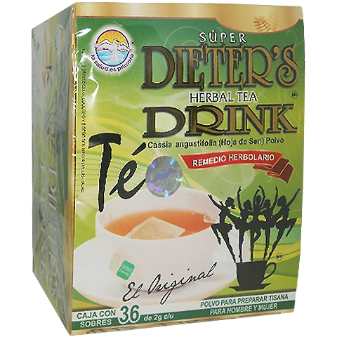 Dieters drink té 36 sobres