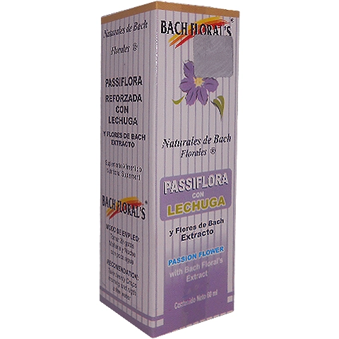 Flores de Bach Pasiflora con Lechuga 60ml
