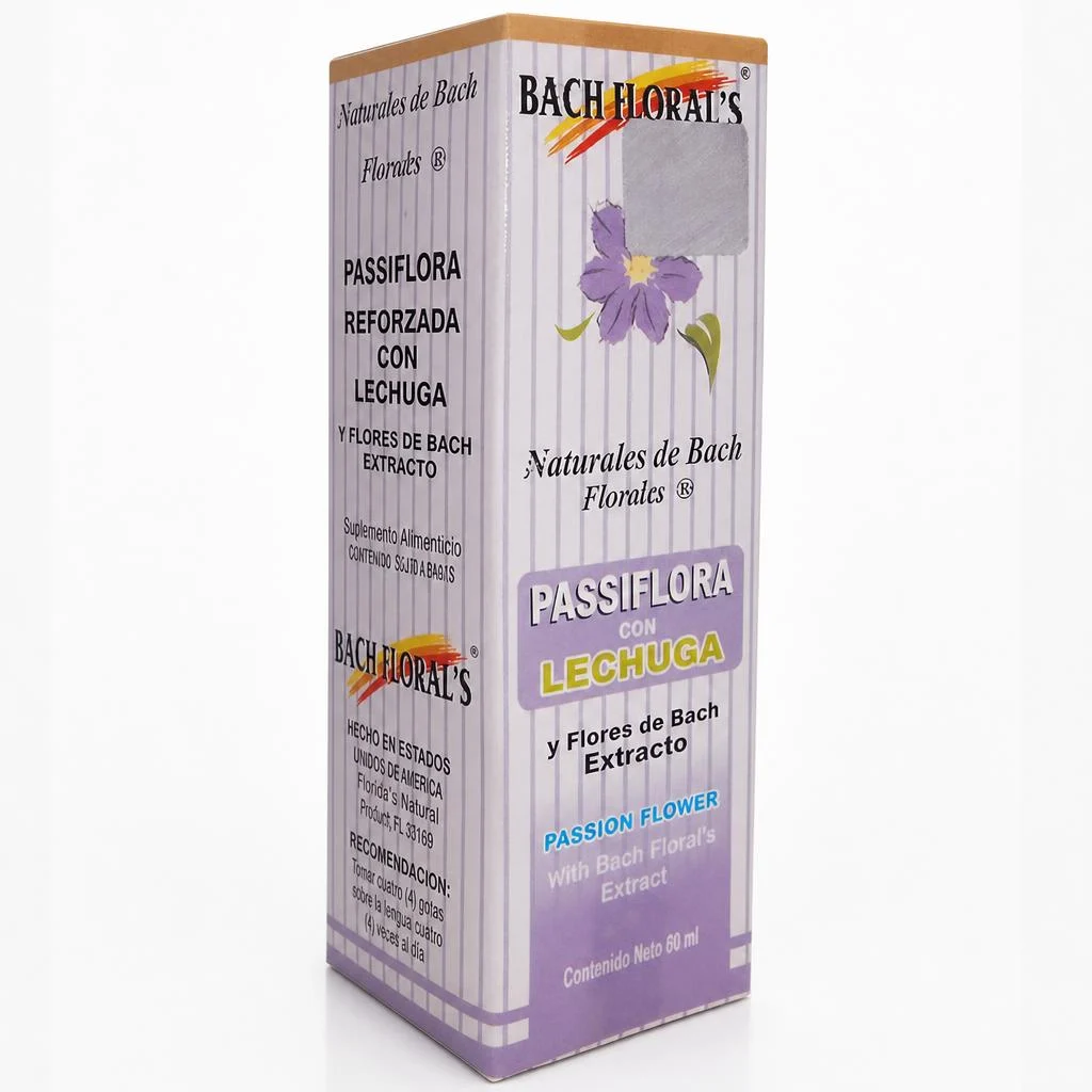 Flores de Bach Pasiflora con Lechuga 60ml