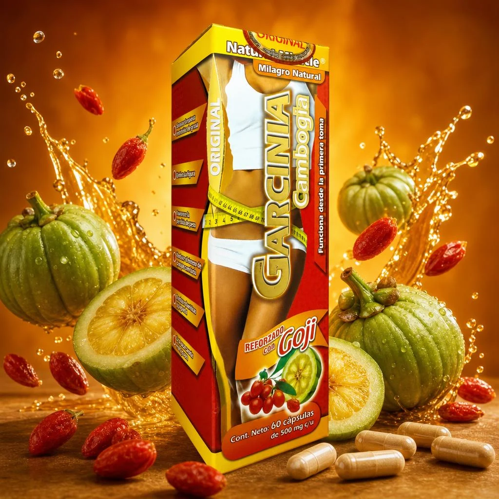 Garcinia cambogia y goji 60 cápsulas